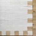 thumbnail image 5 of Hauteloom Yuval Jute Living Room, Bedroom Area Rug - Traditional, Transitional - Cream, Charcoal - 5' x 7'6", 5 of 6