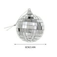 thumbnail image 4 of 2.4 Inch Mirror Disco Ball - Disco Ball with Hanging String for Parties, Birthdays, and Weddings - 90’s Disco Party Decorations and Supplies, Ceiling Décor Disco Accessories, 4 of 4