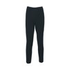 Adrianna Papell Elastic Back Mid Waist Solid Tuxedo Slim Pant-BLACK / 8