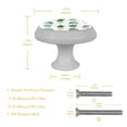 thumbnail image 4 of 4PCS Round Cactus Cabinet Fluorescence Knob Glowing in the Dark Furniture Drawer Pulls Handle with Screws, 4 of 5