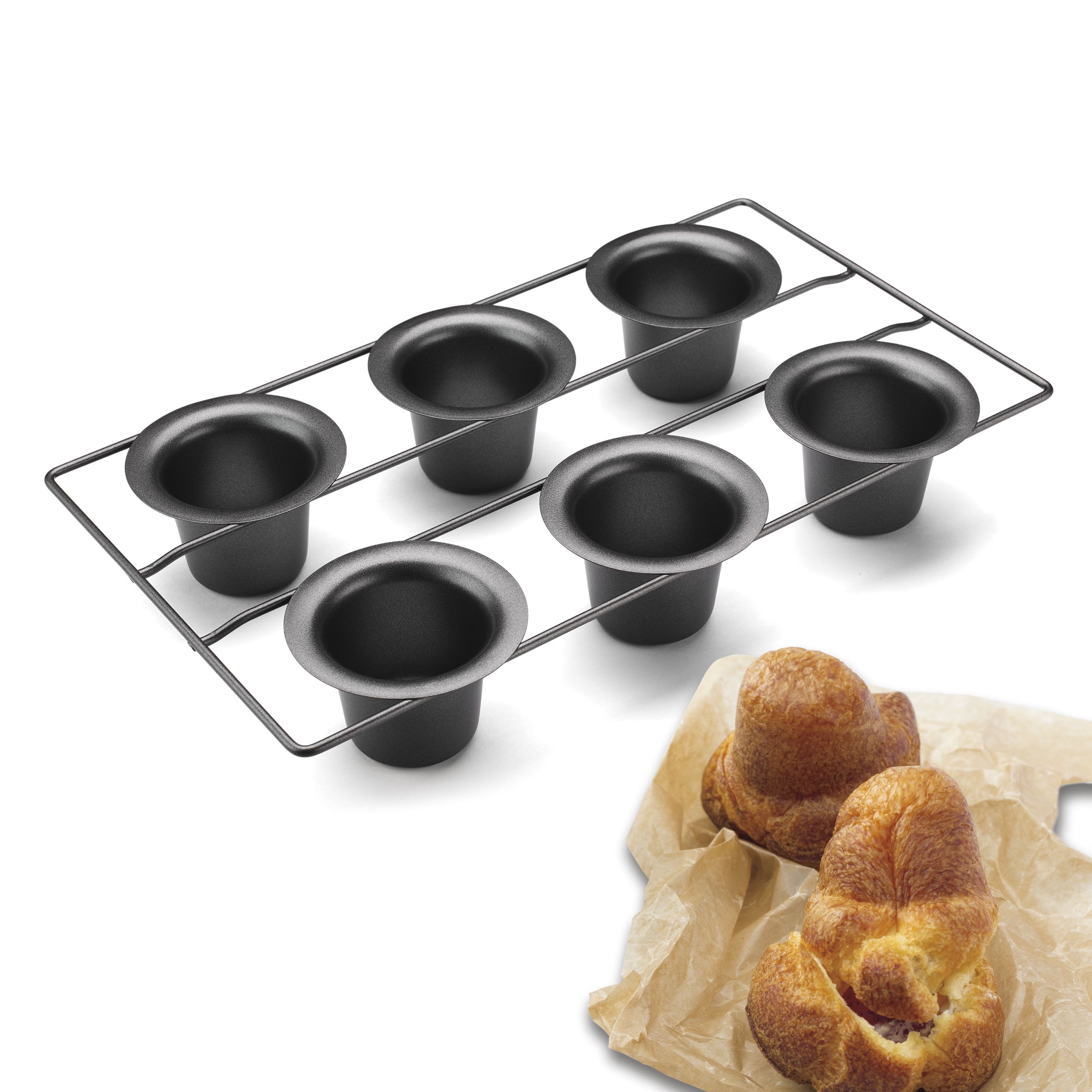 Cuisinart Chef's Classic 6-Cup Non-Stick Aluminized Steel Popover Pan