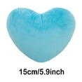 thumbnail image 3 of Sunshinehomely Blue Heart Pillow, 5.9" Heart Shaped Pillow, Fluffy Heart Pillow, Cute Heart Pillows Decorative Throw Pillows for Girls Women Christmas Birthday Valentines Day Mothers Day Gifts, 3 of 6