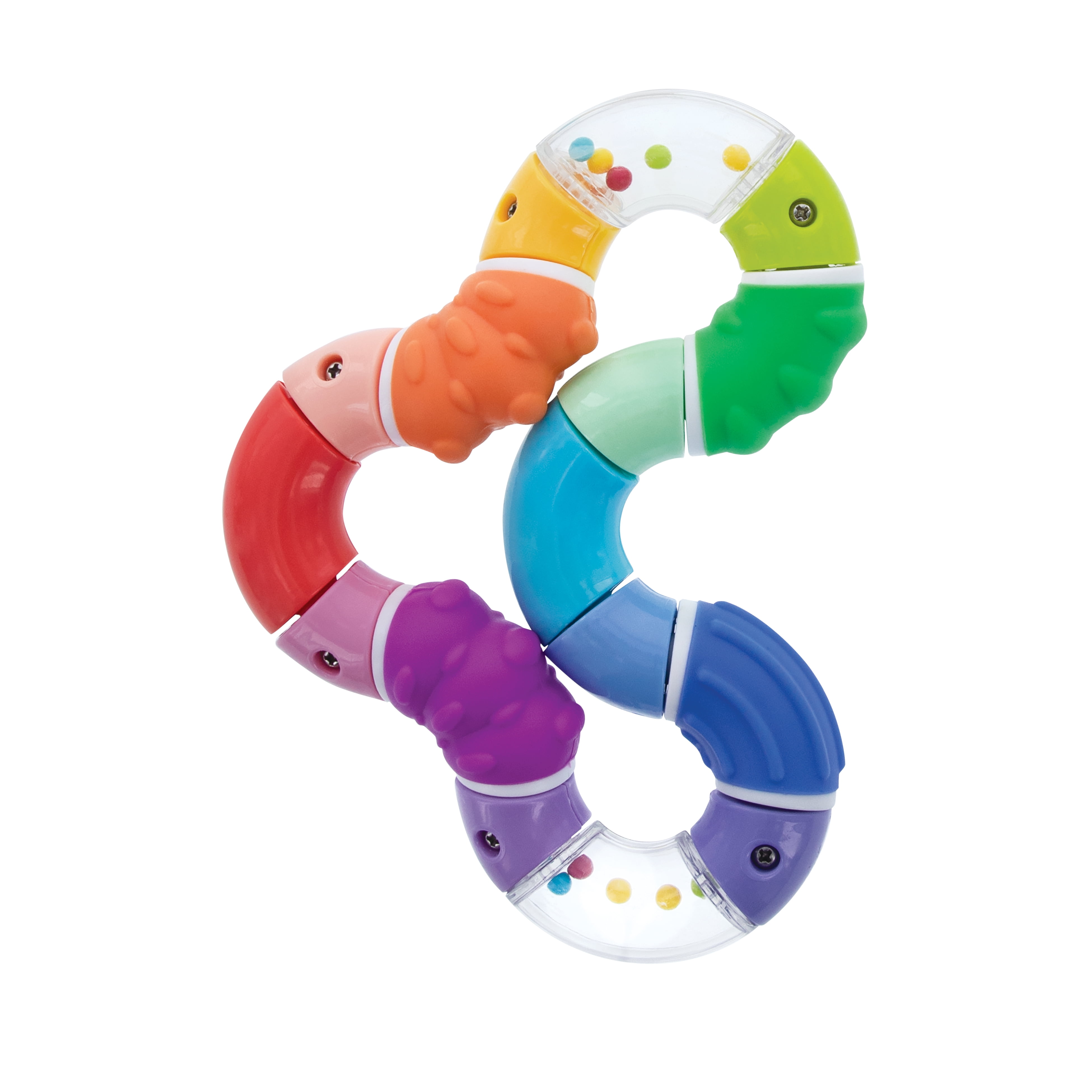 Nuby Twista Teether Toy for Babies and Infants, Multicolor Design