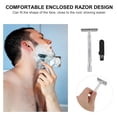 thumbnail image 2 of EXLEAF 2026 New One Blade Razor Facial Razor Zinc Alloy 1Set for Home,Travel,Salon,Gym, 2 of 7
