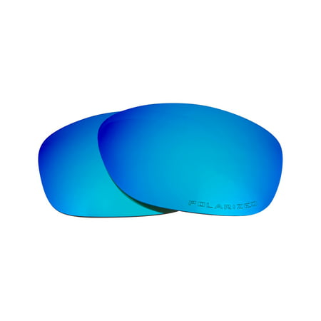 Replacement Lenses Compatible with OAKLEY PIT BULL Polarized Ice Blue Mirror