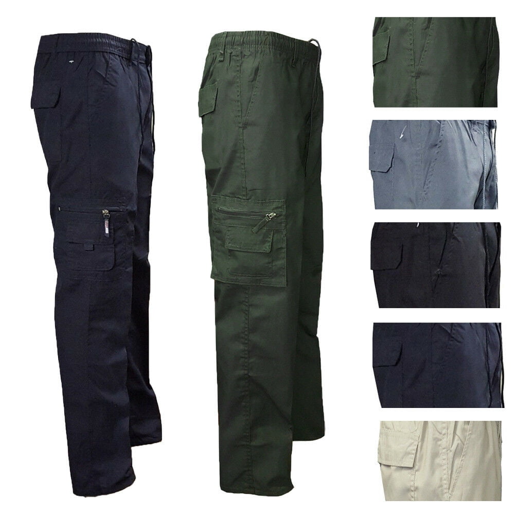 Goodyear Workwear Mens Knee Pad Multi Tool Heavy Duty Cargo Combat Work Trousers 