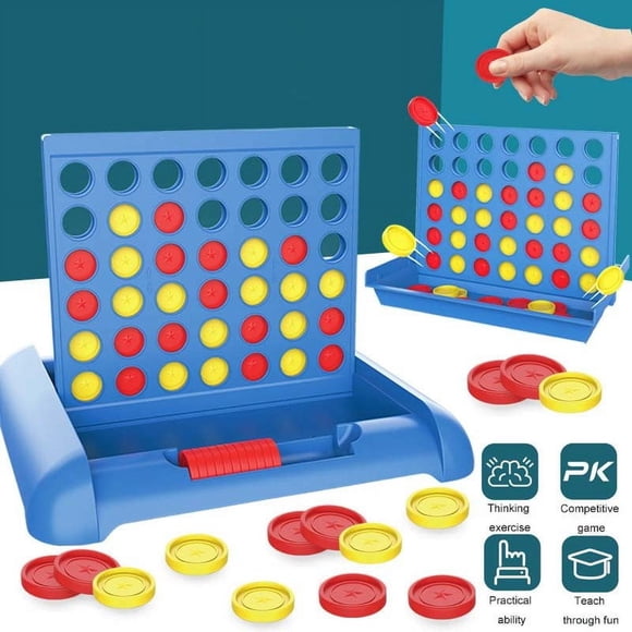 Estbridg Gaming Connect 4 Classic Grid 4 in a Row Game Strategy Board Games for Kids 2 Player .for Family and Kids Ages 6 and Up (Big)