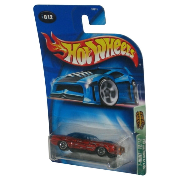 Hot Wheels 1971 Plymouth GTX T-Hunt 12/12 (2003) Red 012 Toy Car #012
