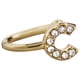 thumbnail image 1 of Xihbxyly 1 Arete de Moda Personalizado con Diamantes y 26 Clips para Las Orejas con El Alfabeto Inglés, 1 of 2