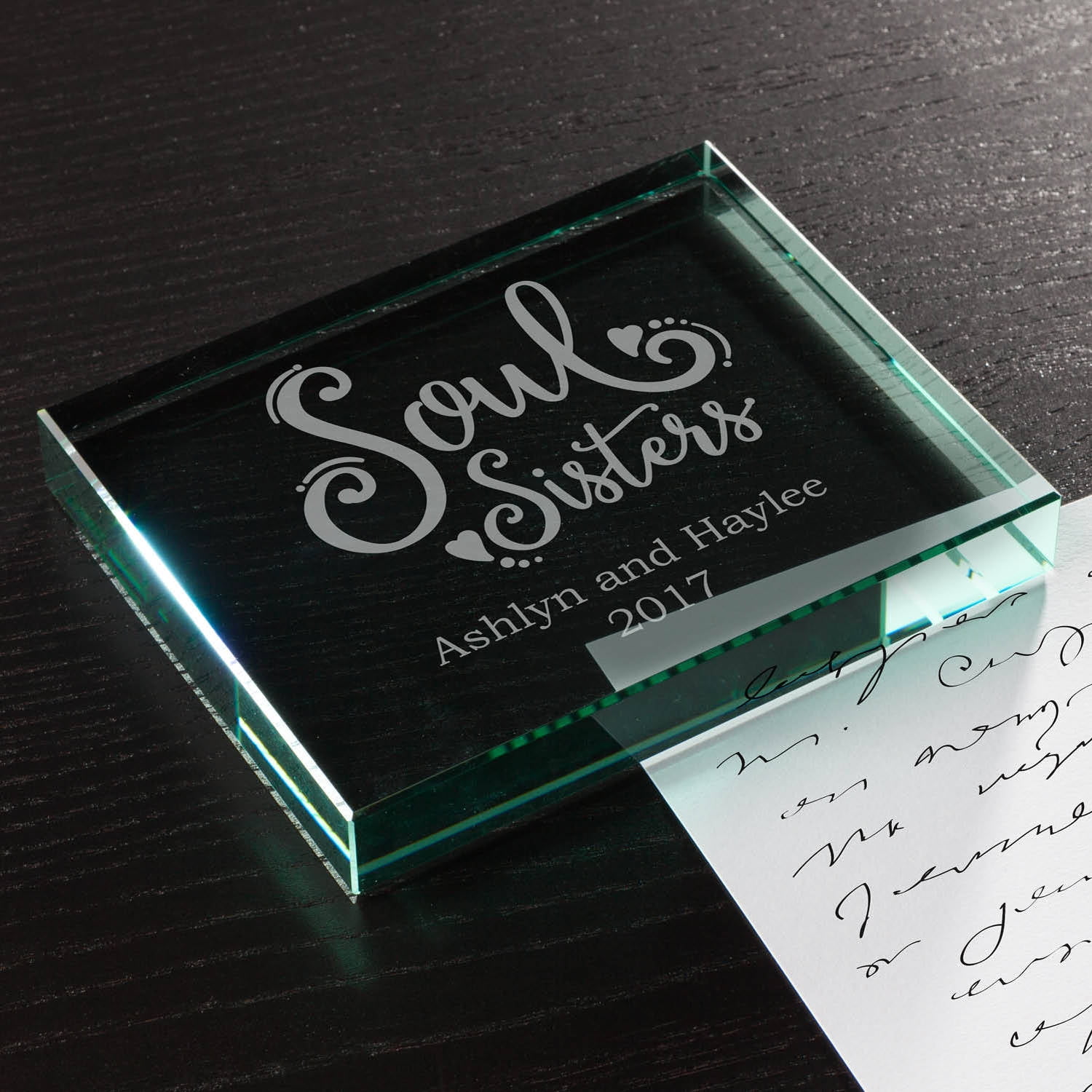 Soul Sisters 4x5 Personalized Glass Keepsake - Walmart.com