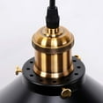 thumbnail image 4 of Black Iron Ceiling Pendants, Modern Industrial Style Pendant Lights with Adjustable Hanging Cord up to 120cm for Restaurant and Bar Applications, 4 of 5