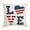 A, variant on LanSuare 4th of July American Patriotic Decorative Throw Pillow Cover Stripes Outdoor Cushion Cover for Sofa Couch Living Room Bed Decoration