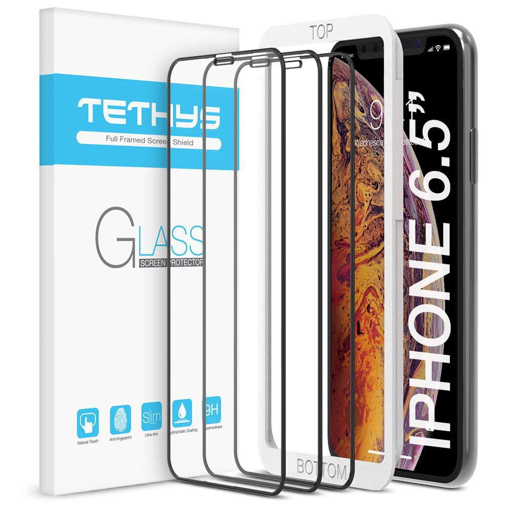 Guidance Frame included Case Friendly Tempered Glass Film 9H Hardness HD Shield TETHYS 3 Pack Glass Screen Protector Compatible with iPhone 13 Pro Max 2021 6.7 Inch 