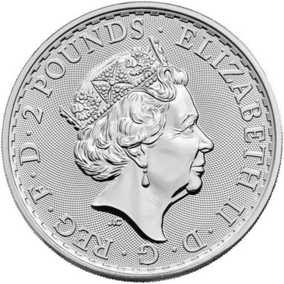 2023 1 oz .999 Fine Silver Britannia Coin BU - Queen Elizabeth II