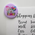 thumbnail image 2 of Peace Love Fraggle Power Rock Mokey Kitchen Refrigerator Locker Button Magnet, 2 of 6