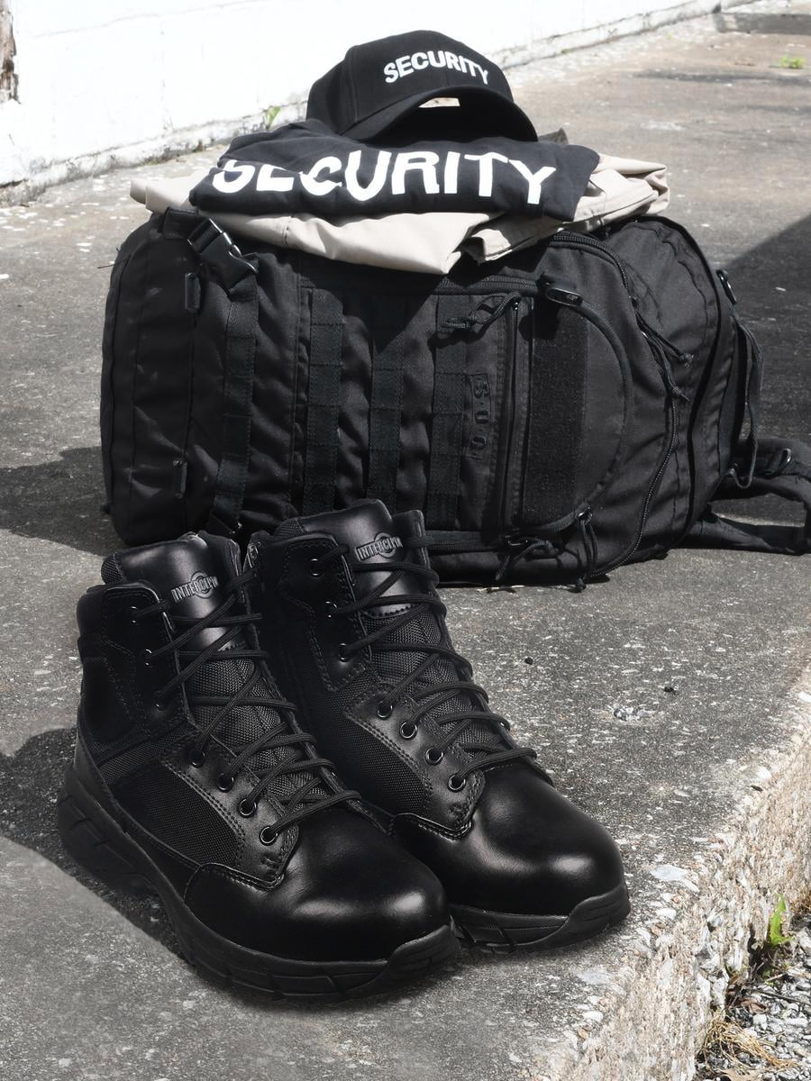 ankle high slip on work boots