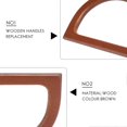 thumbnail image 4 of 4PCS D-Shaped Wooden Purse Handles, Wood Replacement Handles for DIY Bag Purse Handbags Totes Clutch, 4 of 5