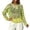 Green, variant on CAIVO Women Shirts Casual Plus Size Openwork Cover Up Summer Soft Loose Long Sleeve Knit O-Neck Solid Color Soft Tops