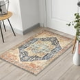 thumbnail image 2 of Keen Home Design Machine Washable Area Rugs with Non-slip Backing, Ideal for Hallway, Living Room, Bedroom, Kitchen and Laundry Room, Vintage Moroccan and Low Pile Rug ( 2' x 3' ), 2 of 9