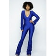 thumbnail image 6 of Yoga Shoulder Padded Ruched Stacked Jumpsuit M, 6 of 7