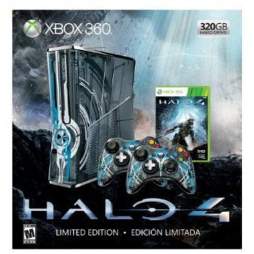 Halo 4 Xbox 360 320gb Console Bundle Limited Edition Walmart Com Walmart Com - roblox xbox 360 dvd
