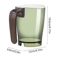 thumbnail image 3 of Toothbrush Cup for Bathroom and Dorm, Plastic Mouthwash Rinse Cup with Wide Stable Base, Easy to Clean, Holds Multiple Toothbrushes, 3 of 6