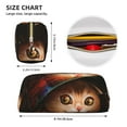 thumbnail image 4 of Rocae Animal Cat for Multifunctional Pen Organizer with Zipper Closure, Ideal for Tools, Gadgets, Cosmetics, Stationary,Travel Accessary, 4 of 5