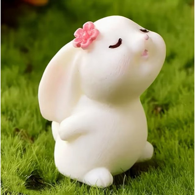 Molde de silicona de conejito de Pascua, perfecto for hacer velas y manualidades de decoración del hogar