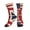1 Black, variant on Women's Men's America British Flag Colorful Novelty Pattern Crew Athletic Socks