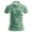 Light Green, variant on Trendfront Womens Golf Print Polo Shirts Collared Short Sleeve Palm Tree Celestial Casual Summer Tops Match Day Outfit