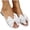 White, variant on Women's Flat Slippers Bow Slide Slides Open Toe Slip On Summer Fashion Comfortable Breathable Shoes Hot Pink 6
