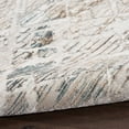 thumbnail image 3 of Nourison Glam Modern Abstract Indoor Area Rug Grey Multicolor 2'3" x 7'6", 3 of 5