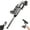Long, variant on Corner Tool Screw Hub with Multi-function Bend Screwdriver Bit, Corner Tool Screw Hub, Right Angle Drill Attachment, 90 Degree Drill Attachment, 360° Rotatable 1/4" Angle Screwdriver