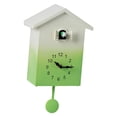thumbnail image 1 of Reloj de pared con timbre de cuco sin tictac, accesorio para habitación infantil, estilo granja Verde, 1 of 9