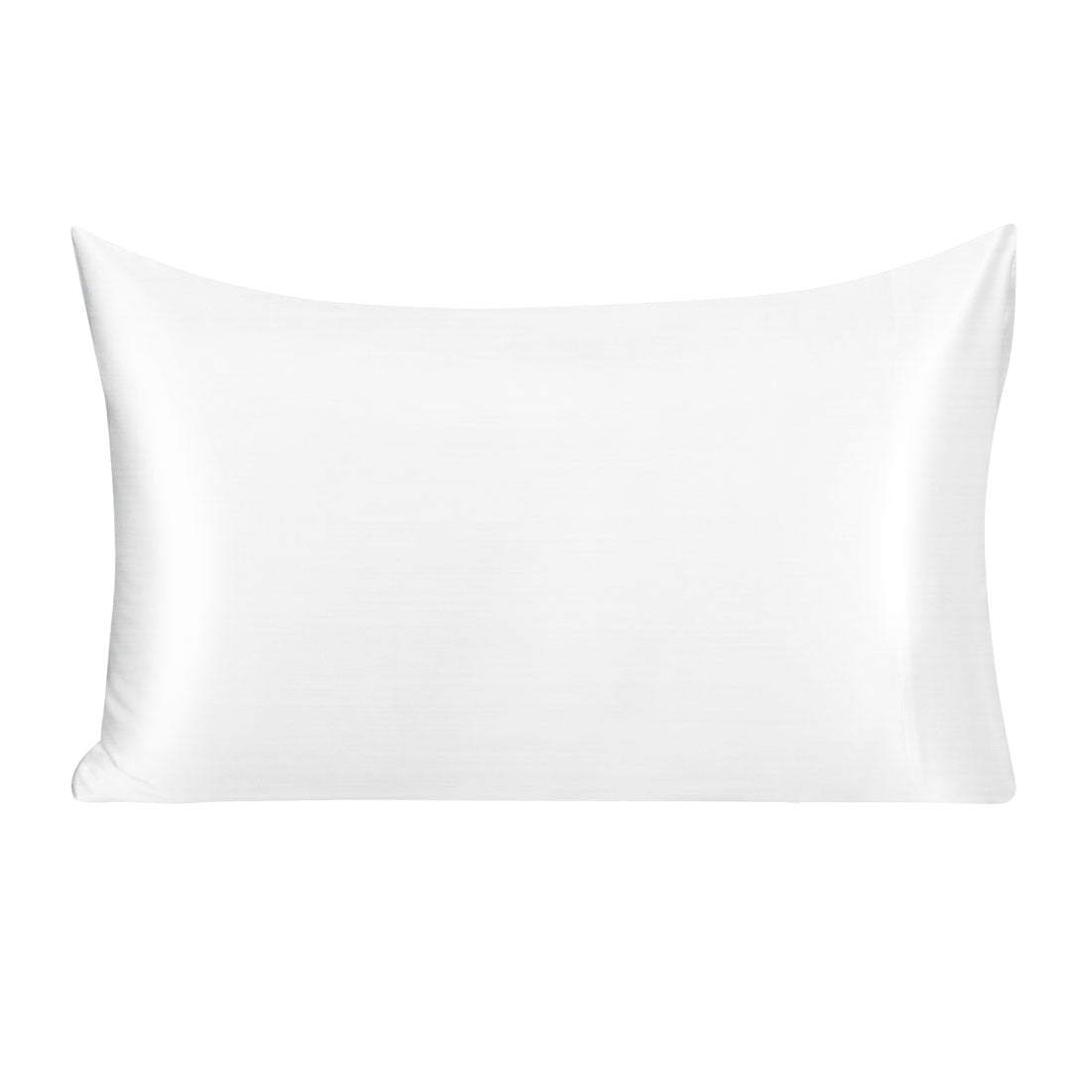 Unique Bargains 2-Pack 19 Momme 100% Silk Pillowcases White King