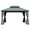 Grey#1, variant on Backyard Gazebos 10' X 14' Hardtop Gazebo Permanent Outdoor Gazebo with Galvanized Steel Double Roof, Aluminum Frame, Curtains and Netting for Patio Lawn and Garden, Gray,Waterproof Gazebos