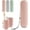 Pink, variant on 1 Pcs Travel Case for Toothbrush, Toothpaste and Makeup Brushes, Toothbrush holders travel. Portable Holder for Home, School, Camping and Bathroom