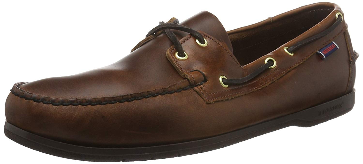 Sebago Endeavor Men's Brown Oiled Waxy Classic Boat Shoe - Walmart.com