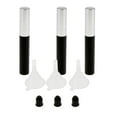 thumbnail image 1 of Kit de Viales de Botella de Tubo de Crecimiento de Pestañas de Rímel Vacío Recargable de 3 Piezas 10ml Negro perfecl, 1 of 8