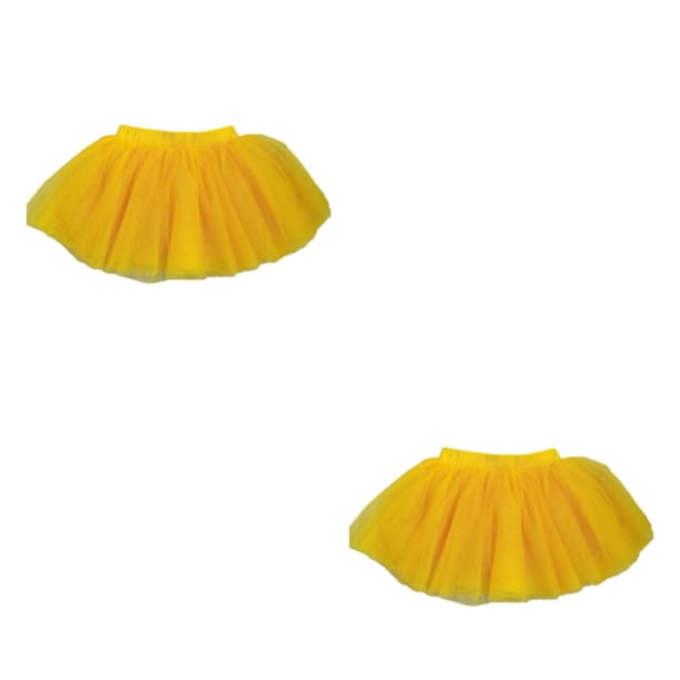 Traje de Ballet Jumpingount para Niña Tutú Amarillo S