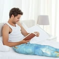 thumbnail image 4 of Cauagu Sea and Fish Mens Pajama Pants Sleep & Lounge Pants,PJ Bottoms with Pockets-Medium, 4 of 7
