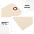 thumbnail image 3 of 50pcs Shipping Tags Packaging Wired Tags Manila Wire Tags Blank Tags with Iron Wires, 3 of 6