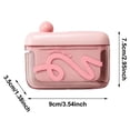 thumbnail image 3 of SIfdSeng Travel Picks with Storage Automatic up Holder with 10 Toothpick Portable Refillable Tooth Pick Holder Dispenser for Purse Travelling Hotels Dinners Home, 3 of 6