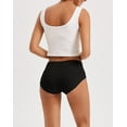 thumbnail image 4 of INNERSY No Show Underwear for Women Seamless Hipster Soft No Panty Line 3-Pack(XS,3 Black), 4 of 8
