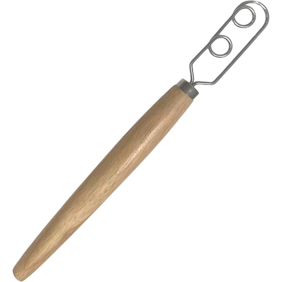 Compact Jar-Fit Sourdough Starter Mixing Hook Whisk, Handheld Baking Stirring Tool