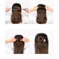 thumbnail image 2 of Slatcetga Elegant Cloth Clip Twist Updo Bun Makder Holder Ponytail Hair Styling Tool Accessories(#2), 2 of 3
