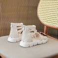 thumbnail image 4 of breaise Girls Bow Gladiator Sandals Toddlers Strappy Open Toe Sandals Summer Flats Shoes with High Back Zipper for Toddler Little Big Kids, 4 of 9