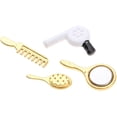 thumbnail image 2 of Miniature Comb Hair Dryer Mirror Makeup Set /12 Dollhouse Decorations, 2 of 5
