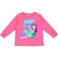 thumbnail image 3 of Inktastic Fifth Birthday Mermaid Girls Long Sleeve Toddler T-Shirt, 3 of 5