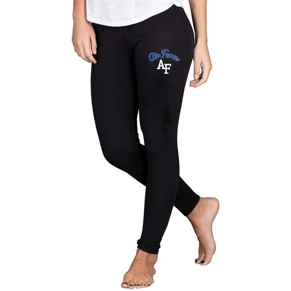 Women's Concepts Sport Black Air Force Falcons Fraction Essential Leggings